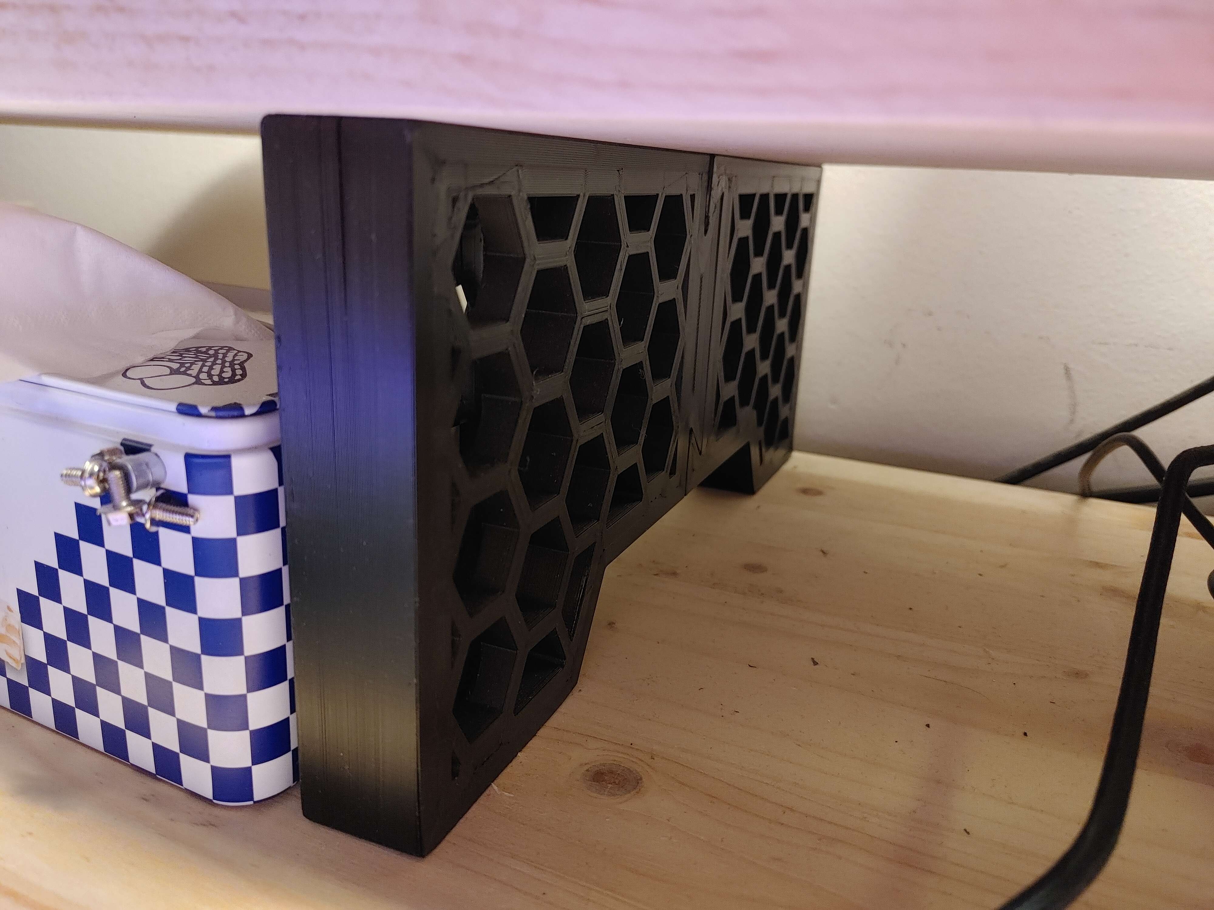Hex Monitor Stand Legs by Pythonissam Download free STL model