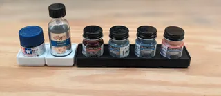 3x2 Craft Smart paint bottle organizer, Gridfinity format by