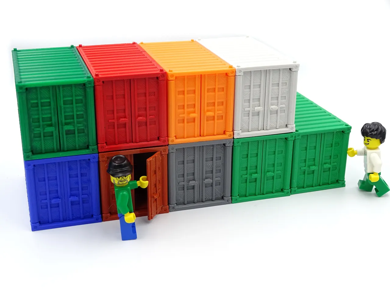 3D Printable Lego Storage Container by Fynn Große-Bley