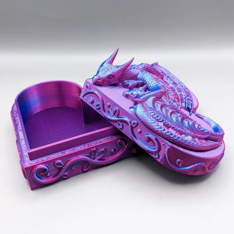Heart Dragon Jewelry Box by Kekreations Printables Store