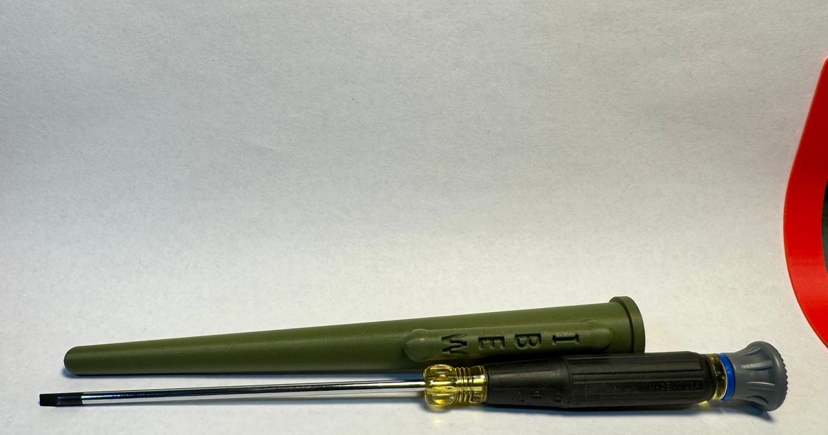 Klein 6144 termination screwdriver pocket protector/sheath by Don