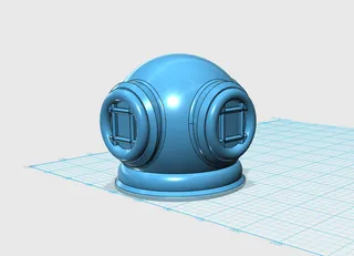 STL file Kirby Morgan Scuba Diving Helmet / Dive Helmet 🤿・3D printable  model to download・Cults