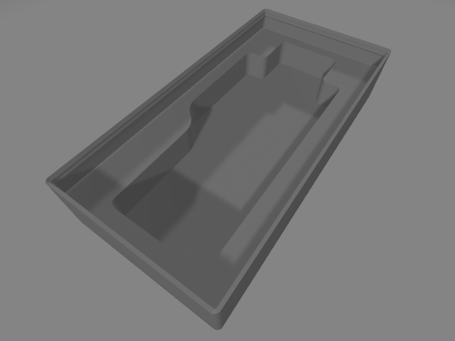 Gridfinity bin to hold the old style Druck 705 pressure gauge