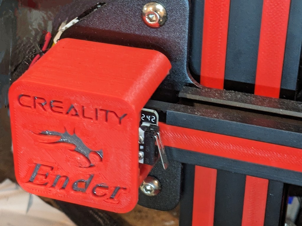 X axis motor cover for Ender 3 Neo Max by dm Download free STL model