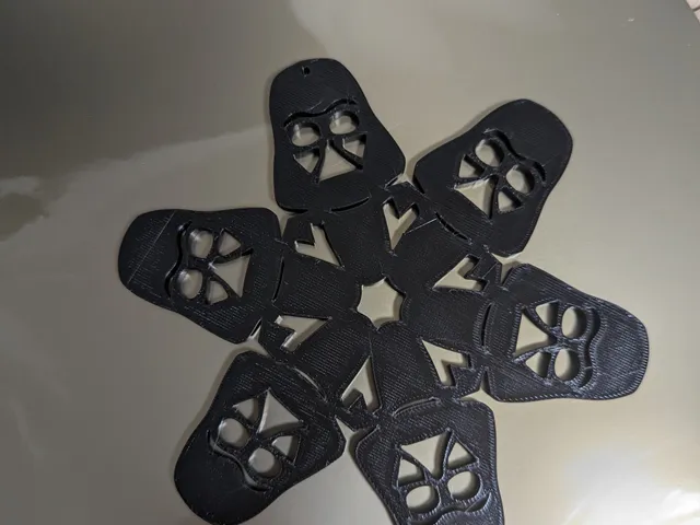 Darth Vader Snowflake Ornament