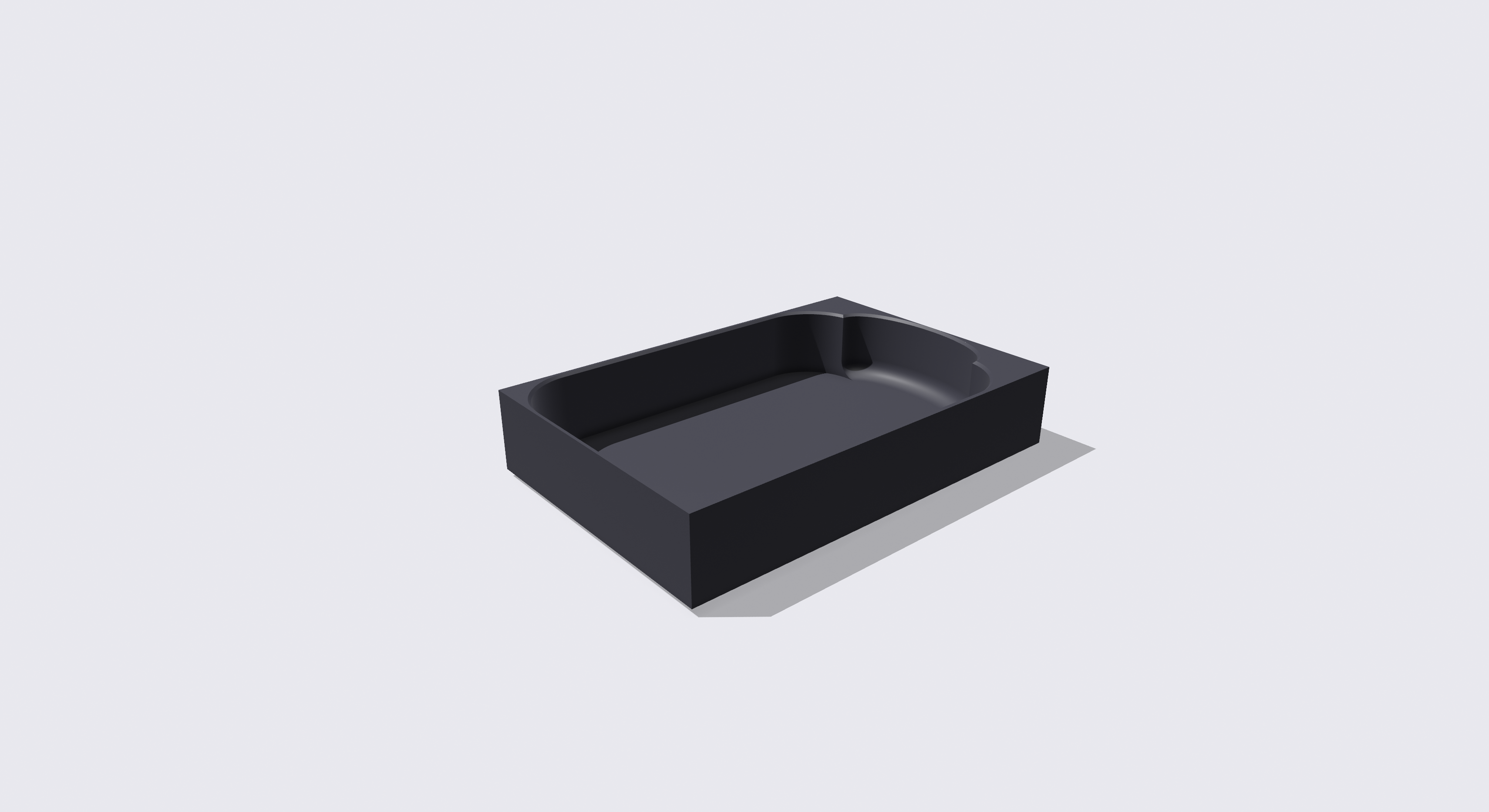 IKEA 365+ Rectangular Glass Box Holder (alch grid)