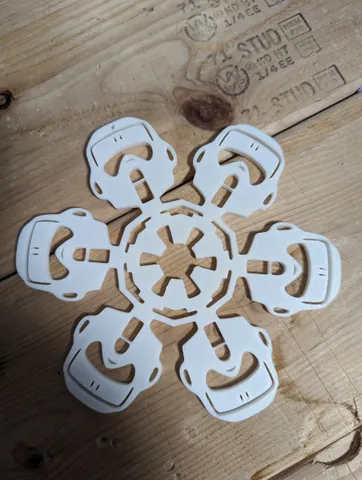 Scout Trooper Snowflake Ornament