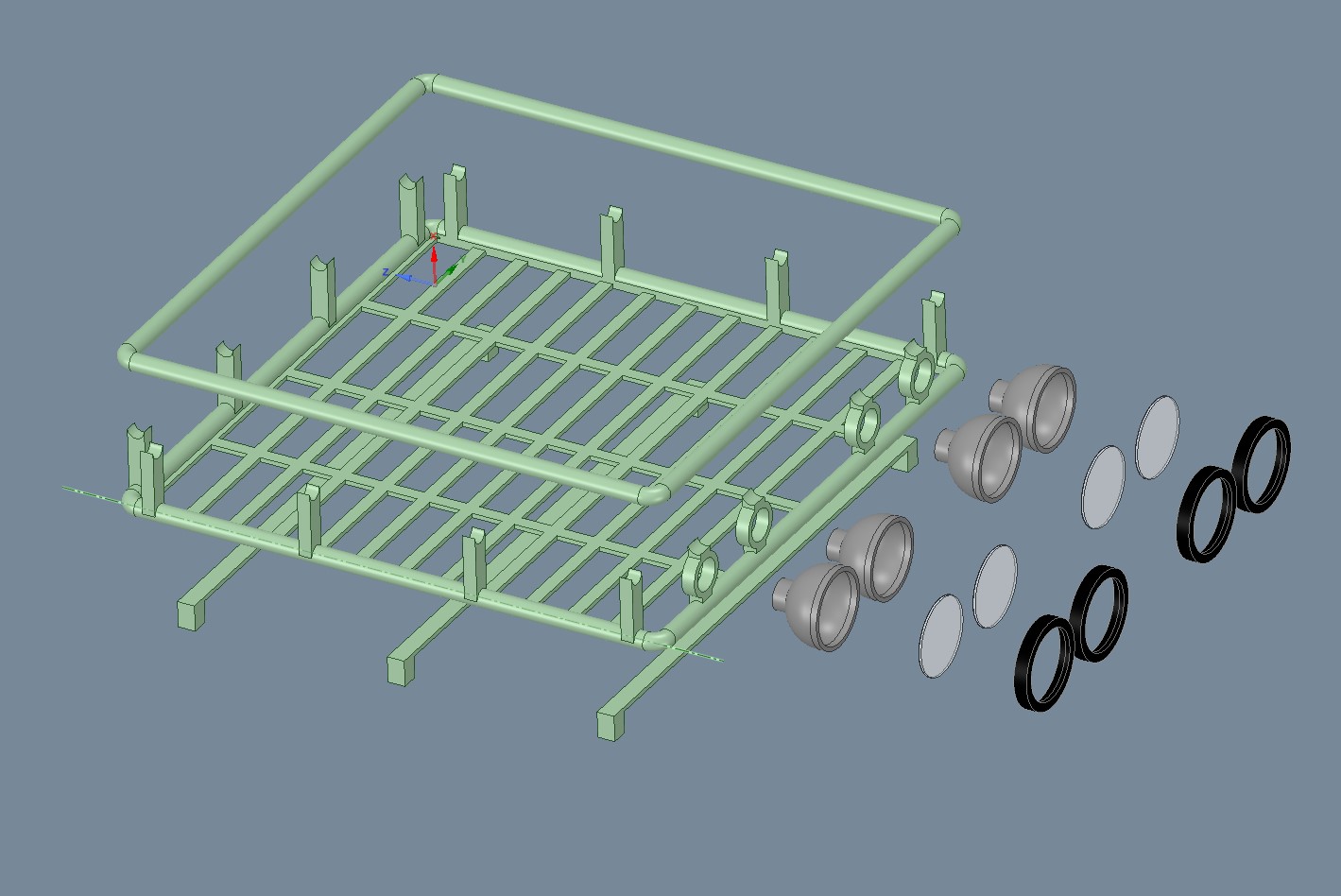 Roof rack for RC cars