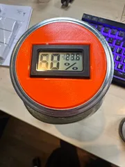 Hygrometer lid for mason jars by Glenn Brockett, Download free STL model