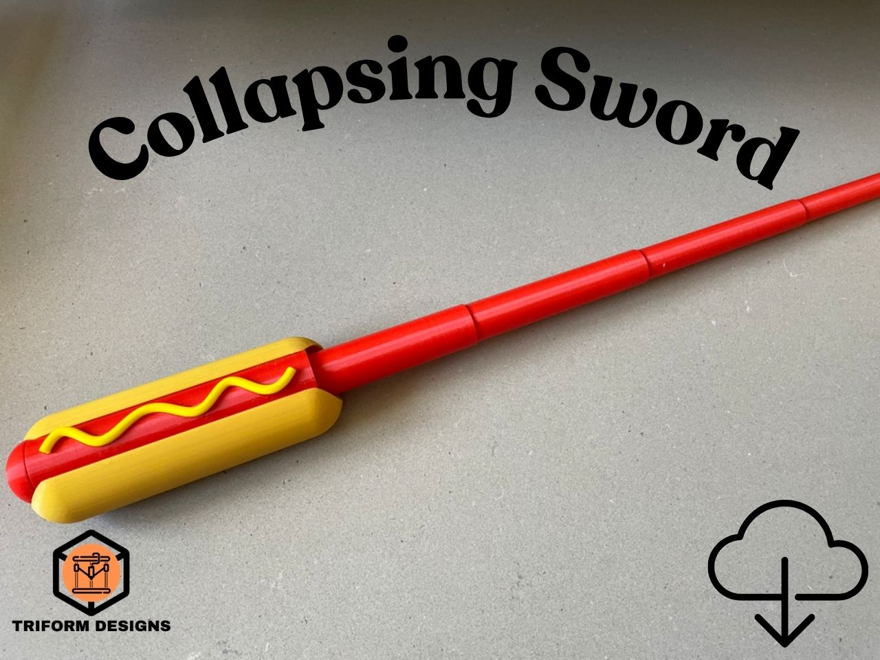 Collapsing Hot Dog Sword