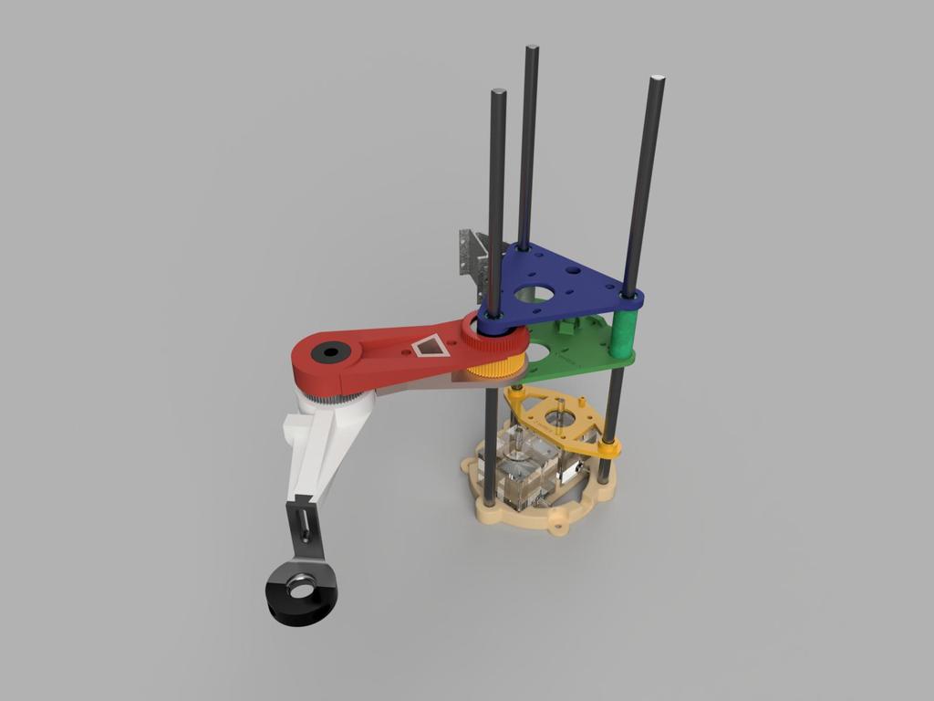 MPSCARA: Mostly Printed SCARA Robot (For Historical Purposes Only!)