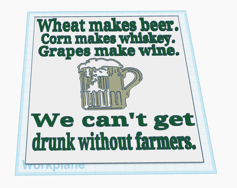 We Need Farmers Sign