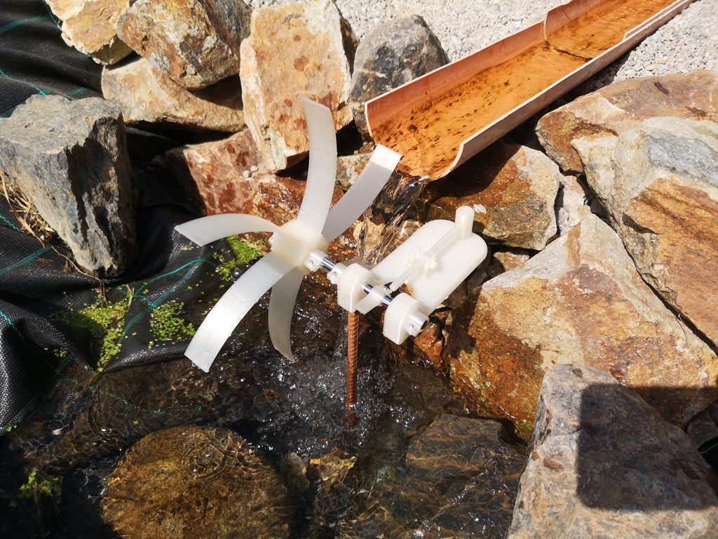 Water wheel hammer