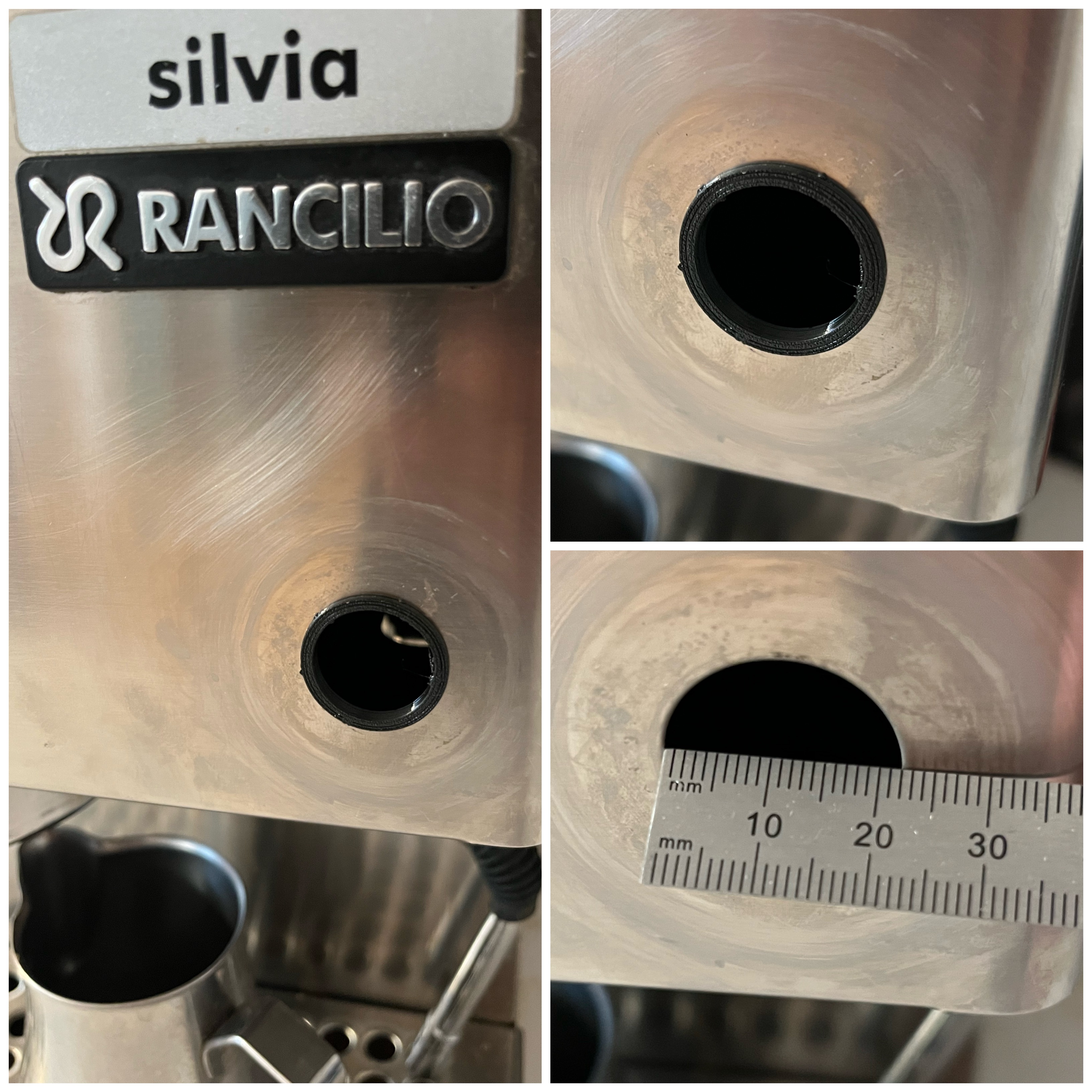Rancilio Silvia steam knob bushing / grommet for 22mm hole by ls6