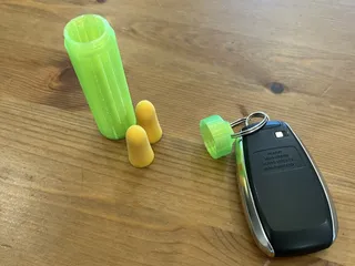 Keychain Kapsule:  Small item storage for your keychain