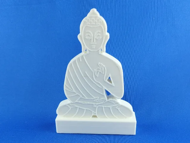 Zen Buddha auf Sockel