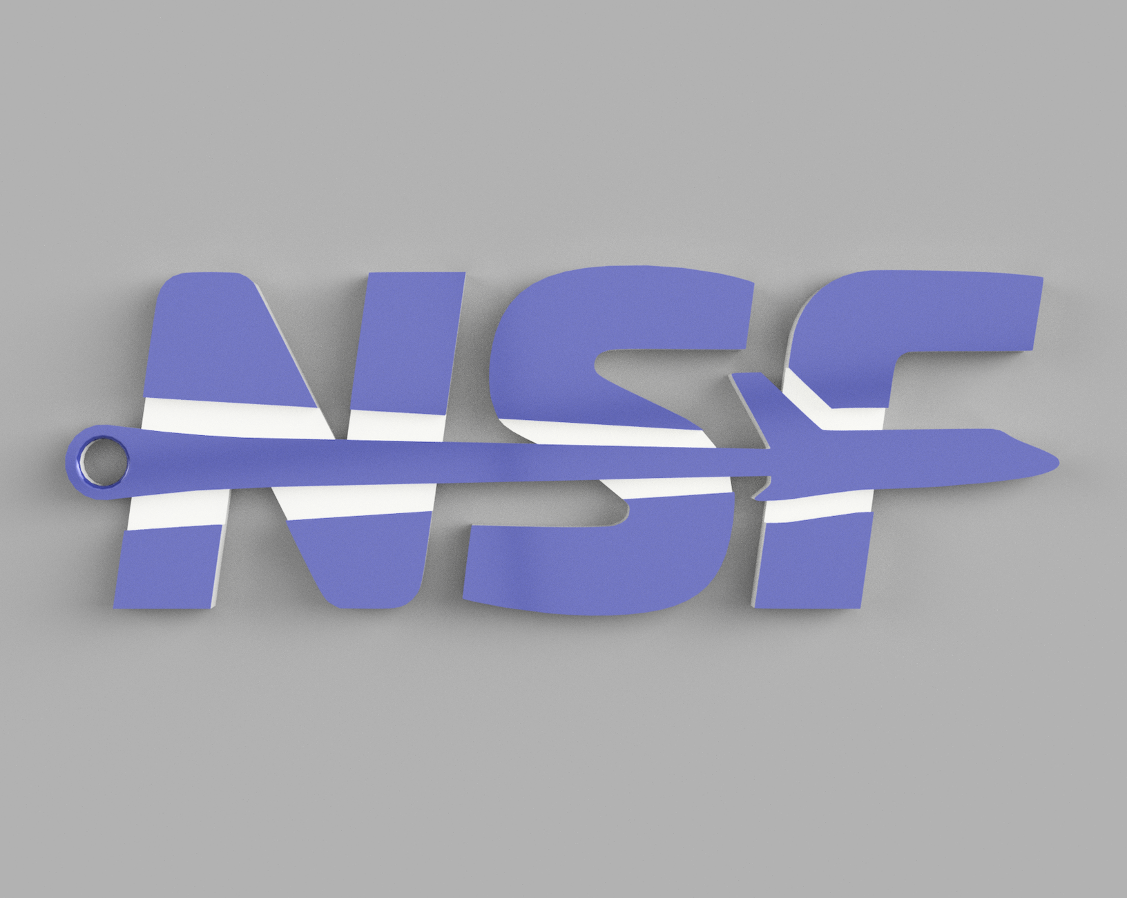 Miniatura 2 do modelo 3D Nasa-SpaceFlight Keychain