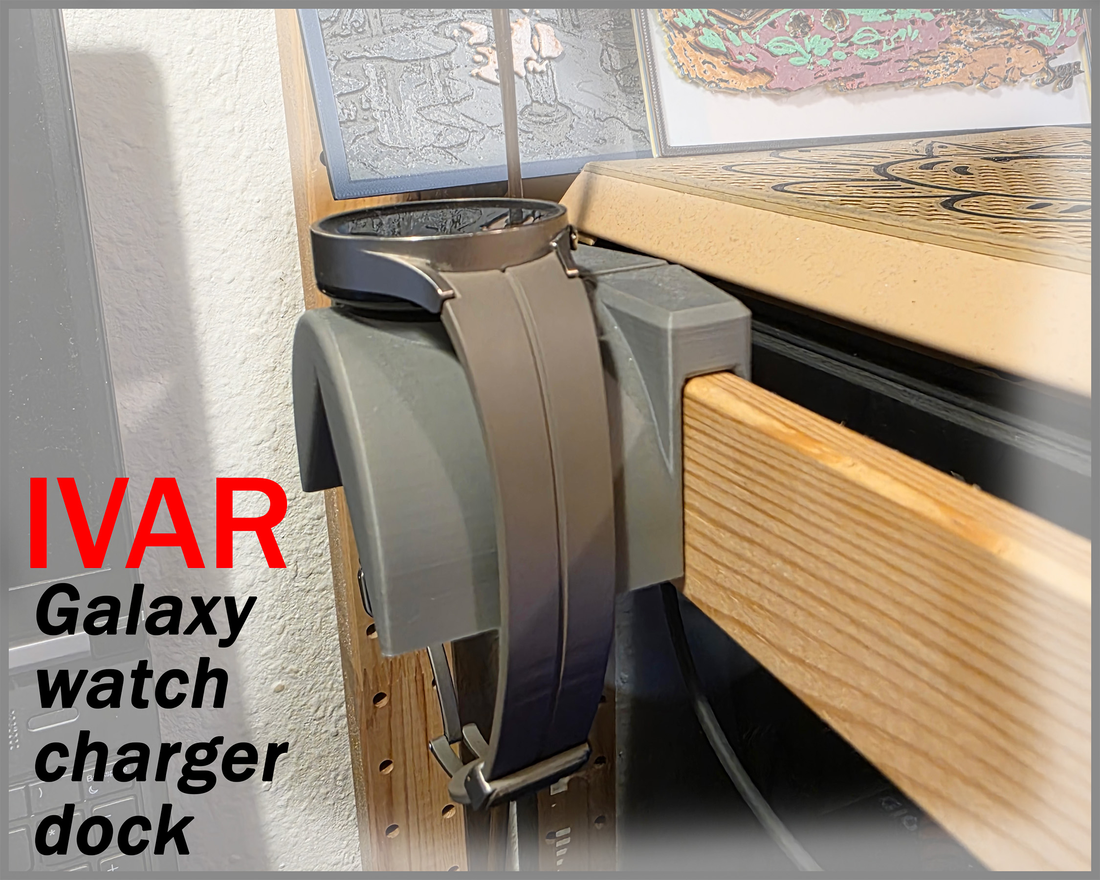 Galaxy Watch 5/6/7/8/Ultra Charging dock - Ivar