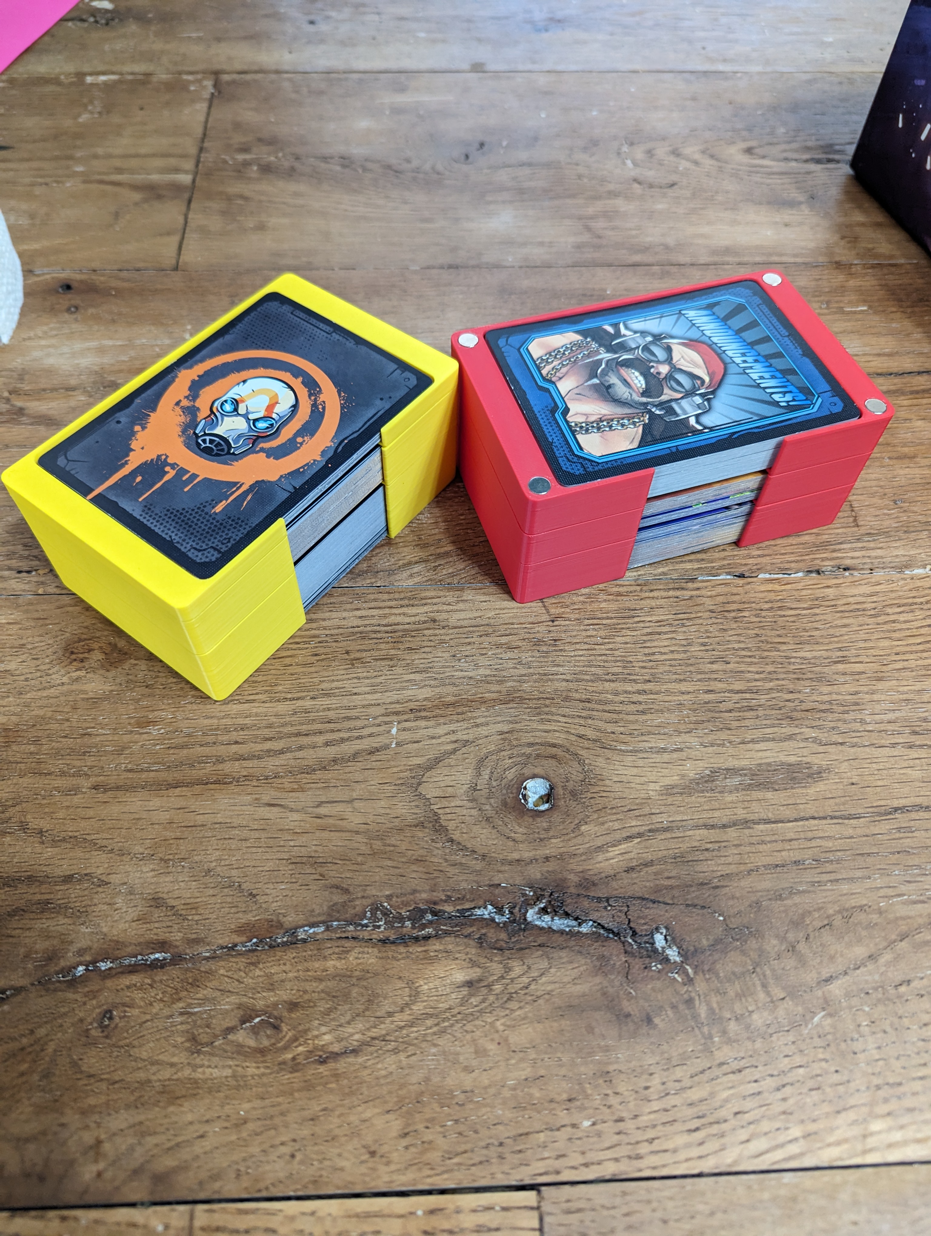 Miniatura 2 do modelo 3D Playing Card Storage Stackable