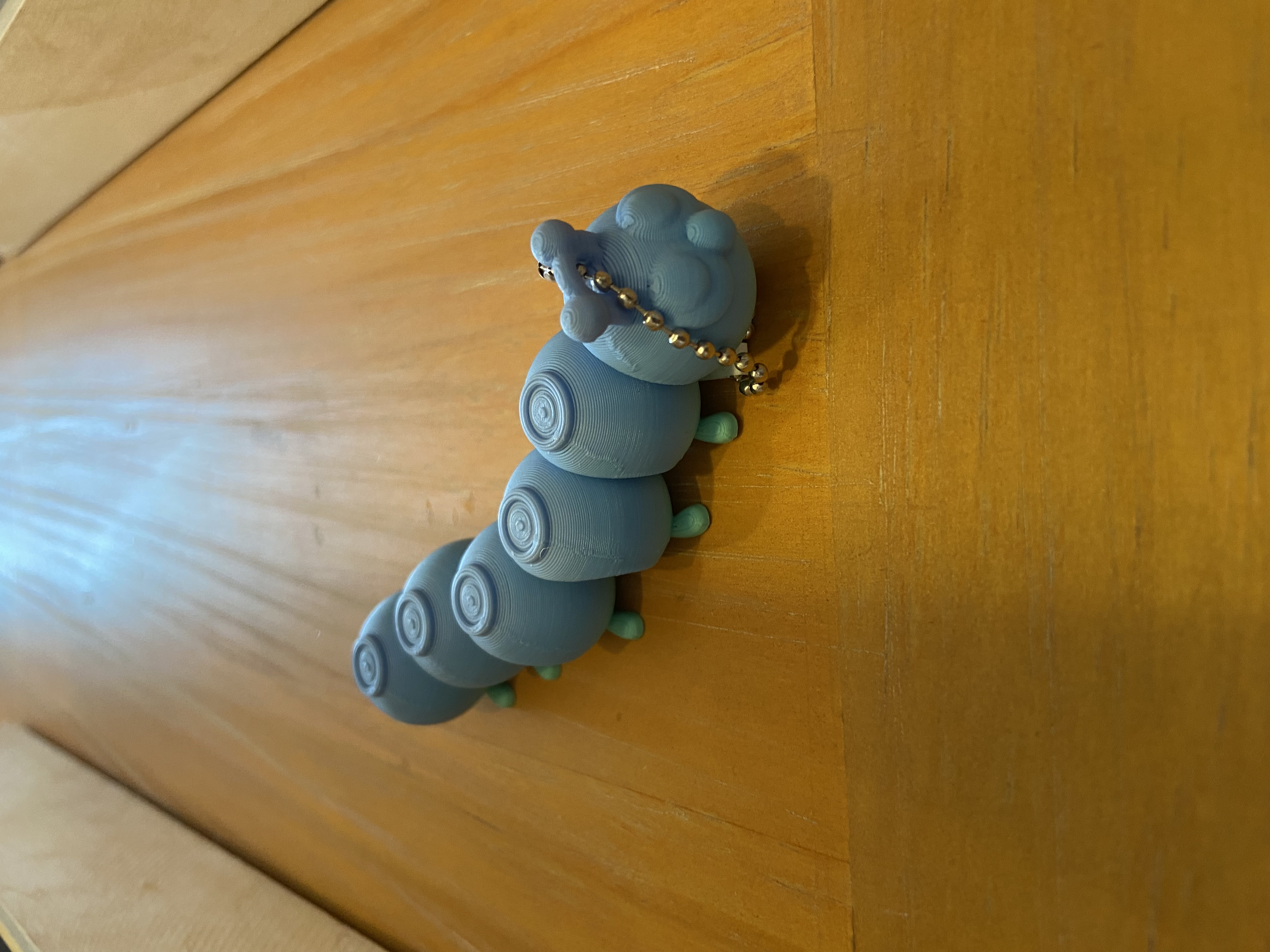caterpillar keychain