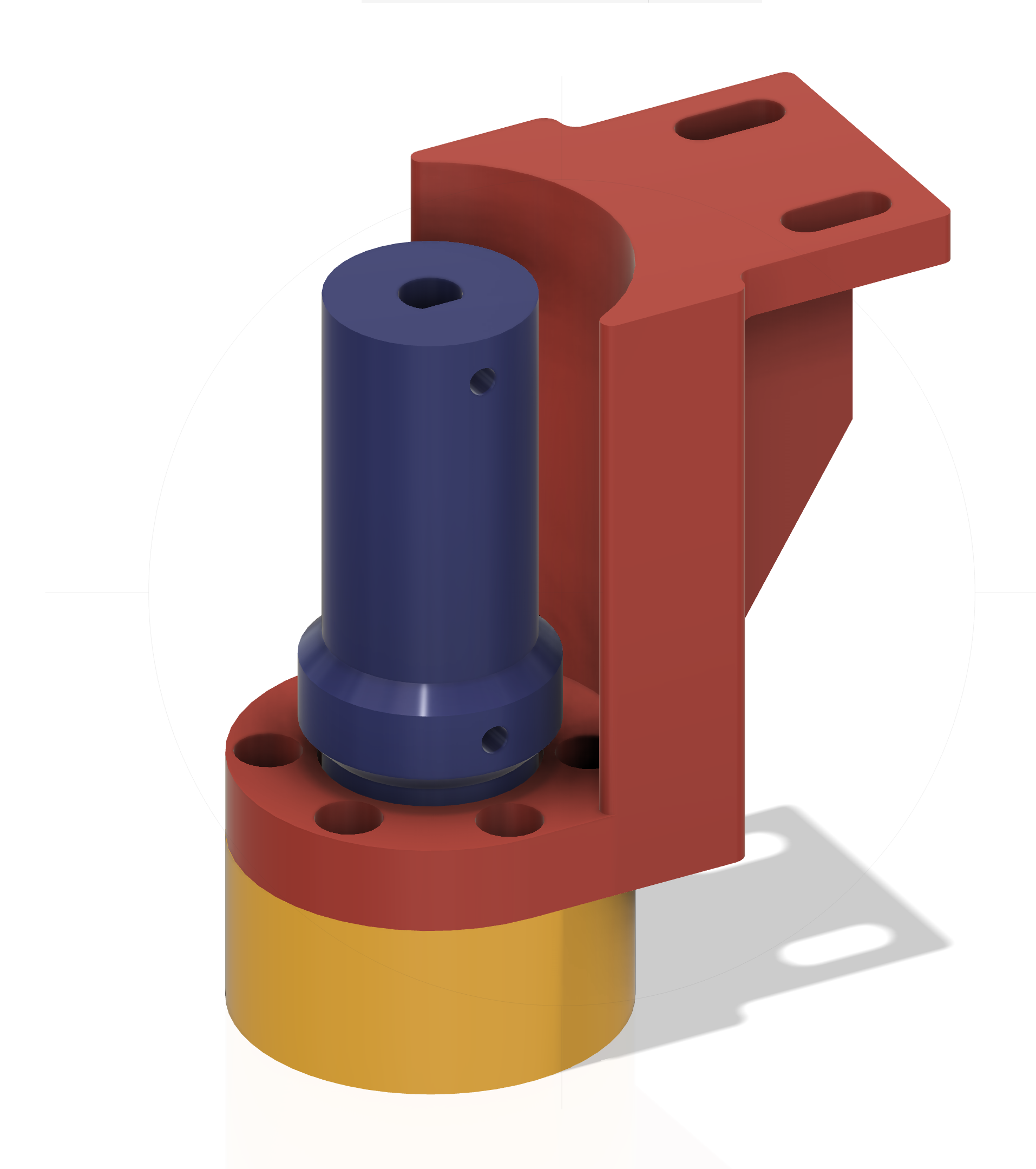 Celestron C8 (Orange Pebble Tube) EAF Bracket REVISED 8-April-2026 3D model