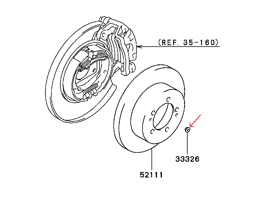 Plugs wheel hub MB407635 (Mitsubishi)