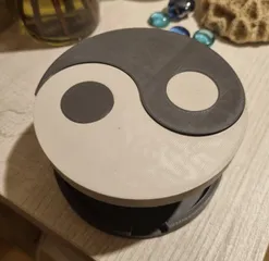Rotating Yin Yang zen garden