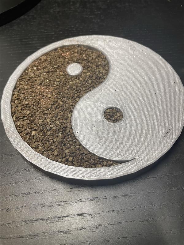 Ying Yang zen garden by Dovid999 | Download free STL model | Printables.com