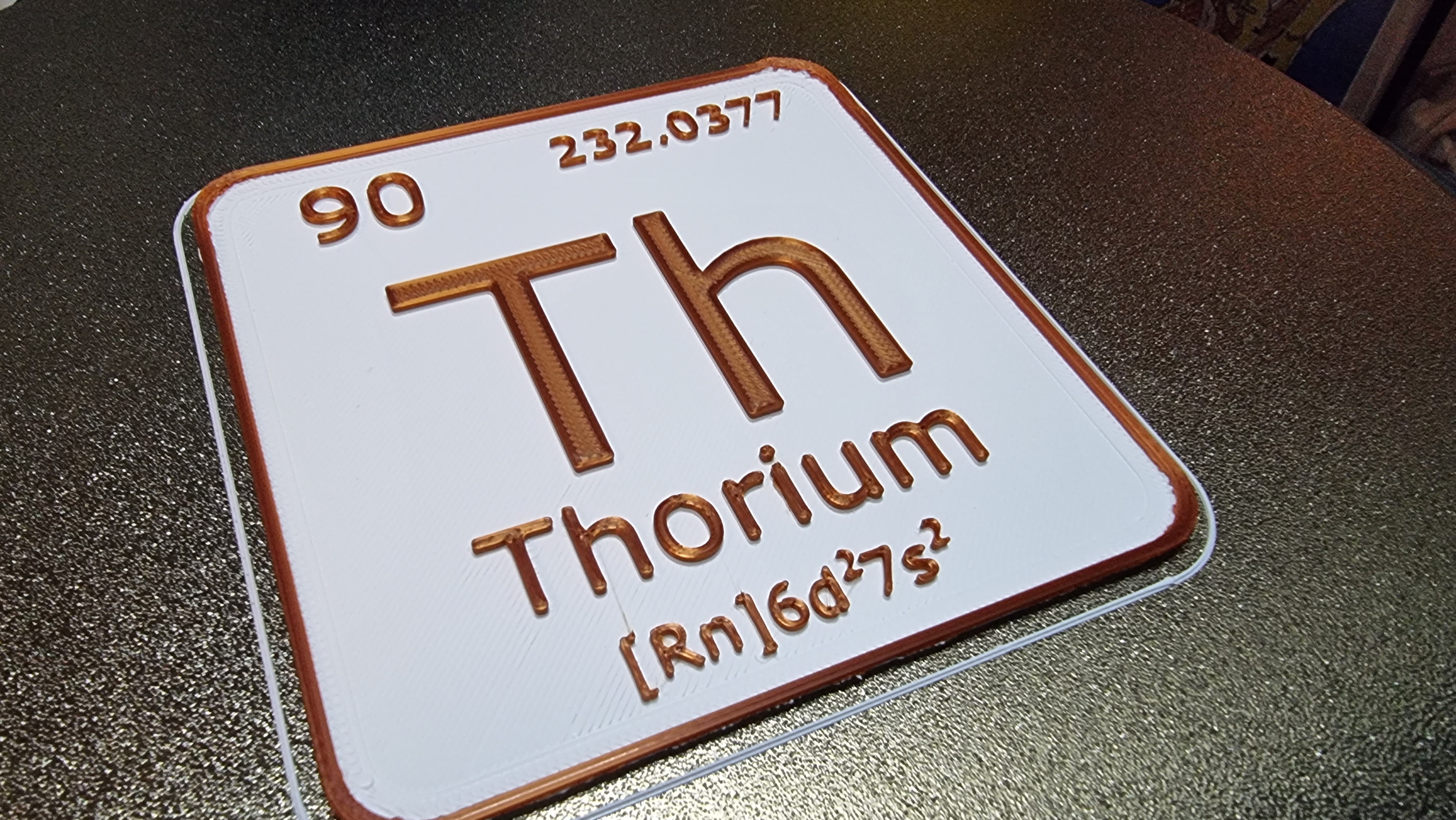 Thorium Th atomic number 90