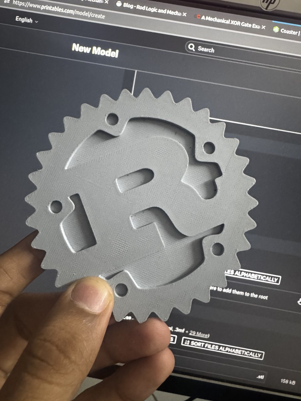 Miniatura 2 do modelo 3D Rust Table Coaster