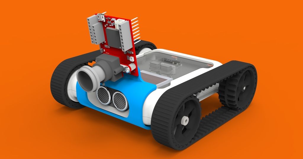 Micromelon OpenMV Attachment by Micromelon Robotics | Download free STL ...