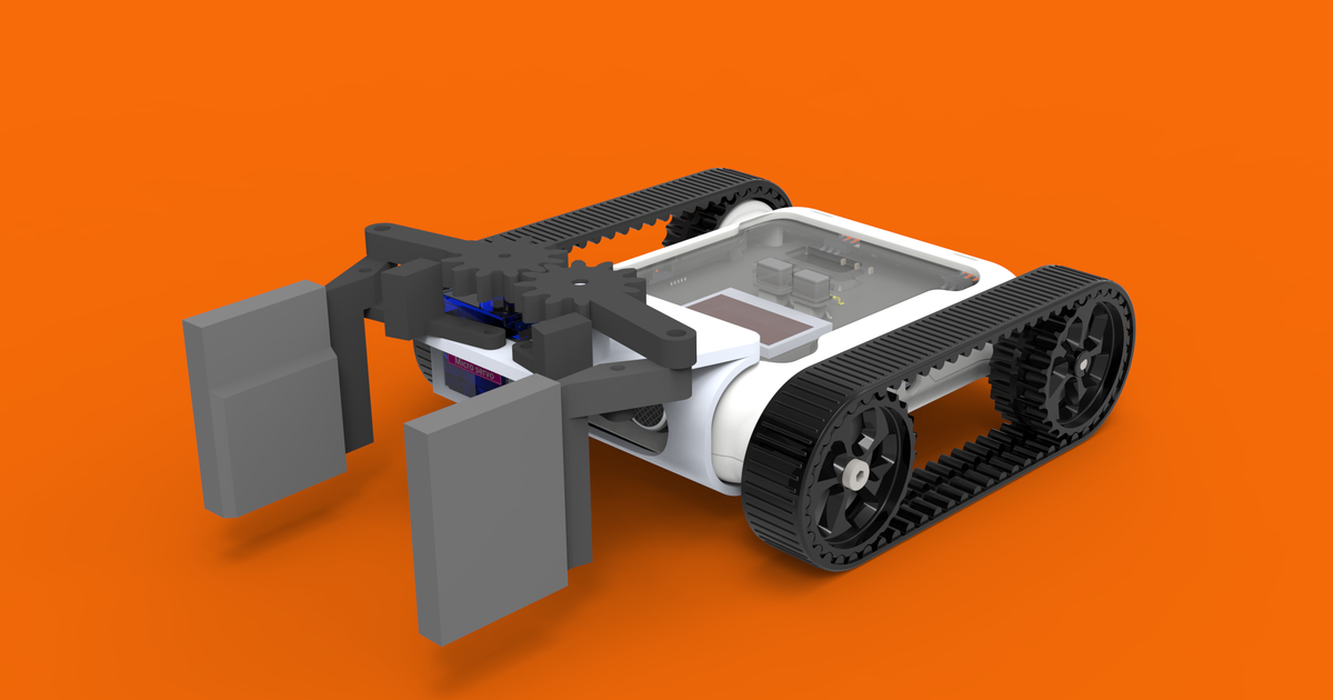 Micromelon Claw Attachment by Micromelon Robotics | Download free STL ...