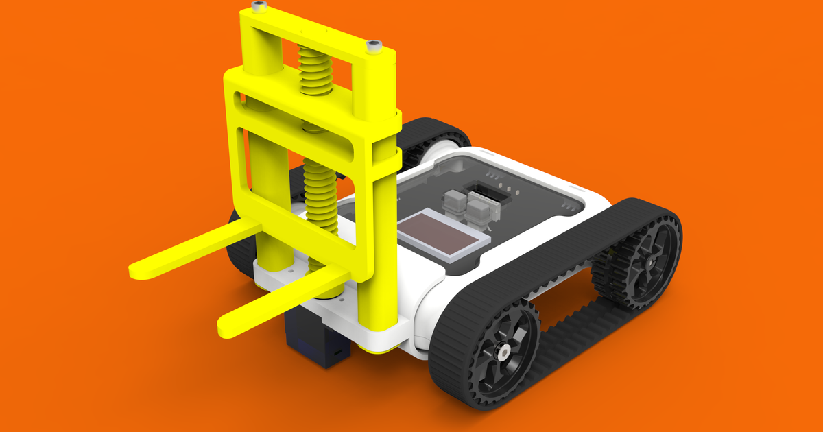 Micromelon Forklift Attachment by Micromelon Robotics | Download free ...
