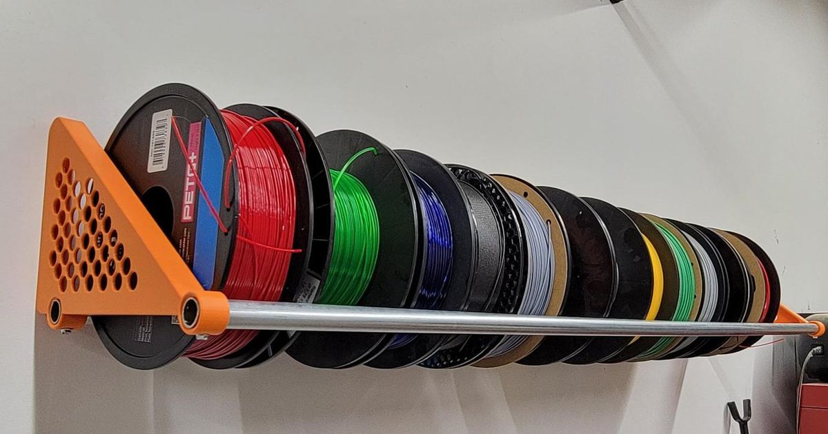 Spool Storage Shelf by Mikek | Download free STL model | Printables.com