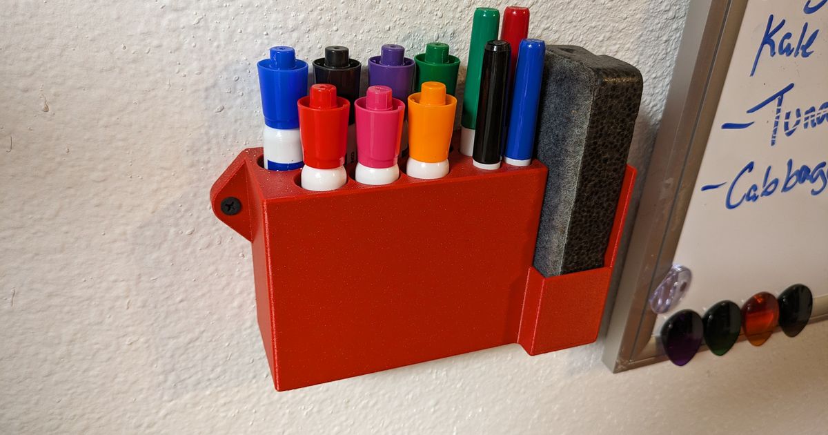 Wall Mount Dry Erase Marker & Eraser Holder (Small) by Char Download