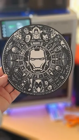 Marvel Mayan Calendar - Hueforge