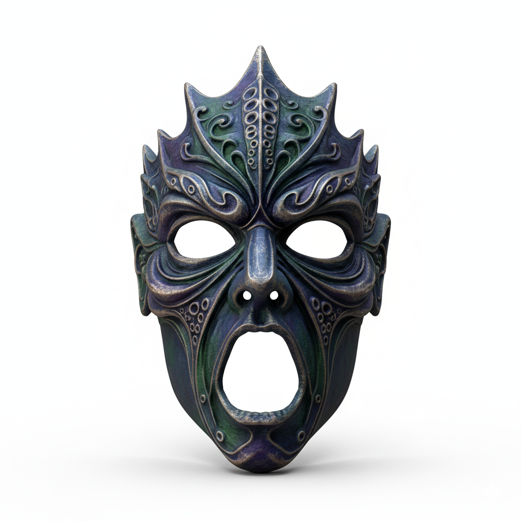 Kraken Sea Emperor, mask, cosplay, wearable, costume, face, helmet