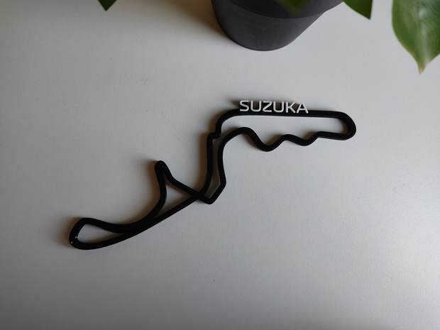 Suzuka circuit with F1 typography