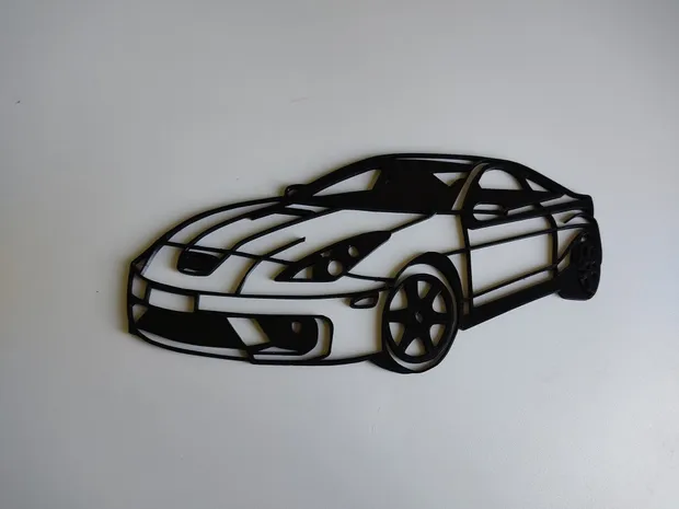 Toyota Celica Silhouette and Toyota logo by The Maker