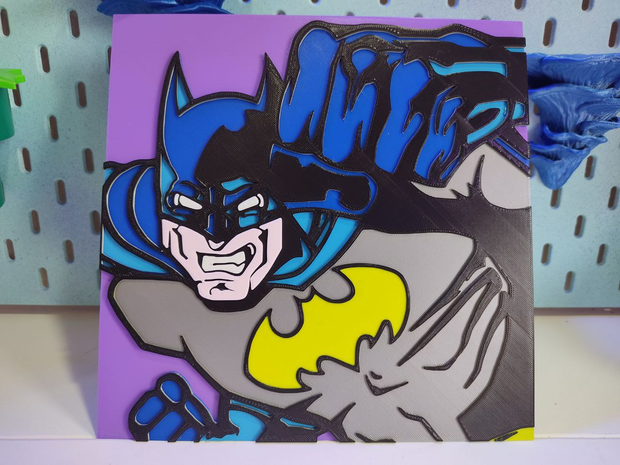 Batman Pop Art by QuimiCafeina | Download free STL model | Printables.com