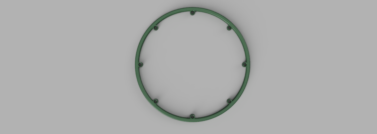 Hanging plant support ring