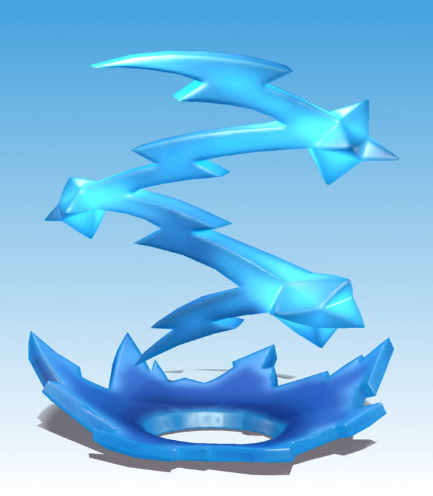 Warcraft Rumble Chain Lightning by Placeholder Download free STL