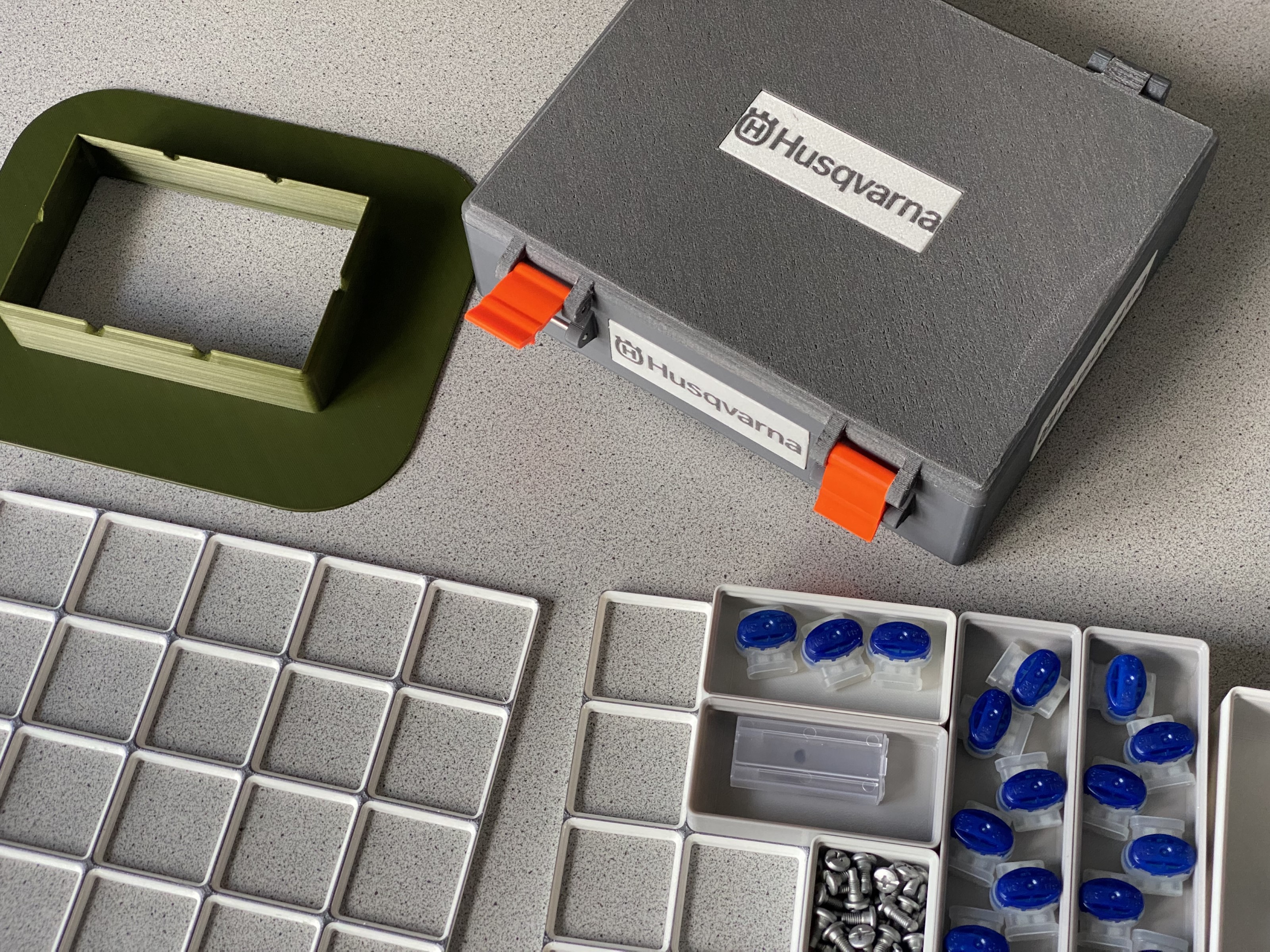 Miniatura 5 do modelo 3D Universal Gridfinity Box for 4x5 Grid