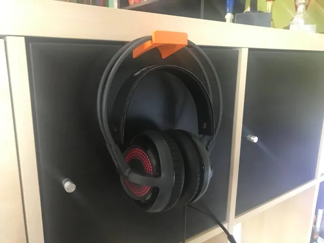 Ikea Kallax headphone holder