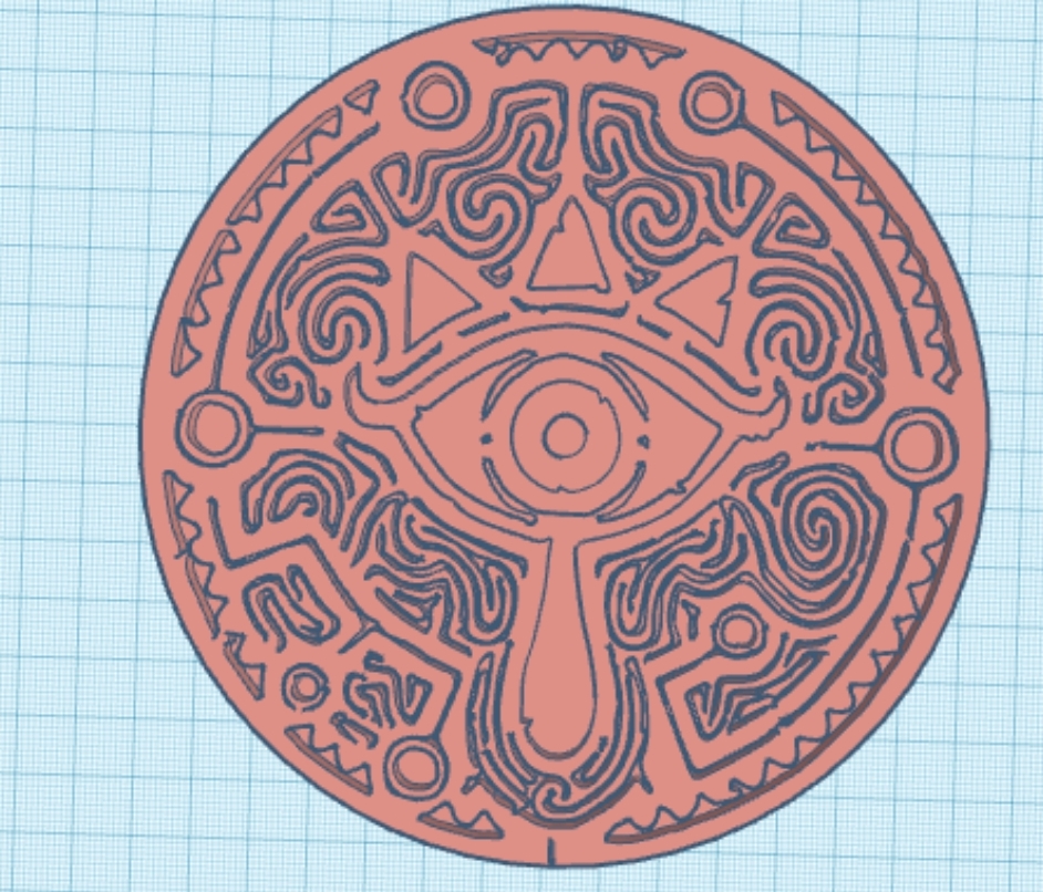 zelda sheikah slate coaster