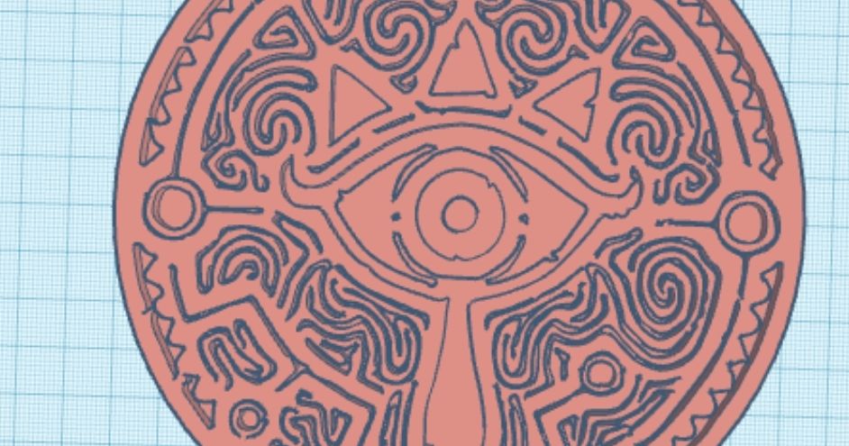 zelda sheikah slate coaster by Robbie Seymour | Download free STL model ...