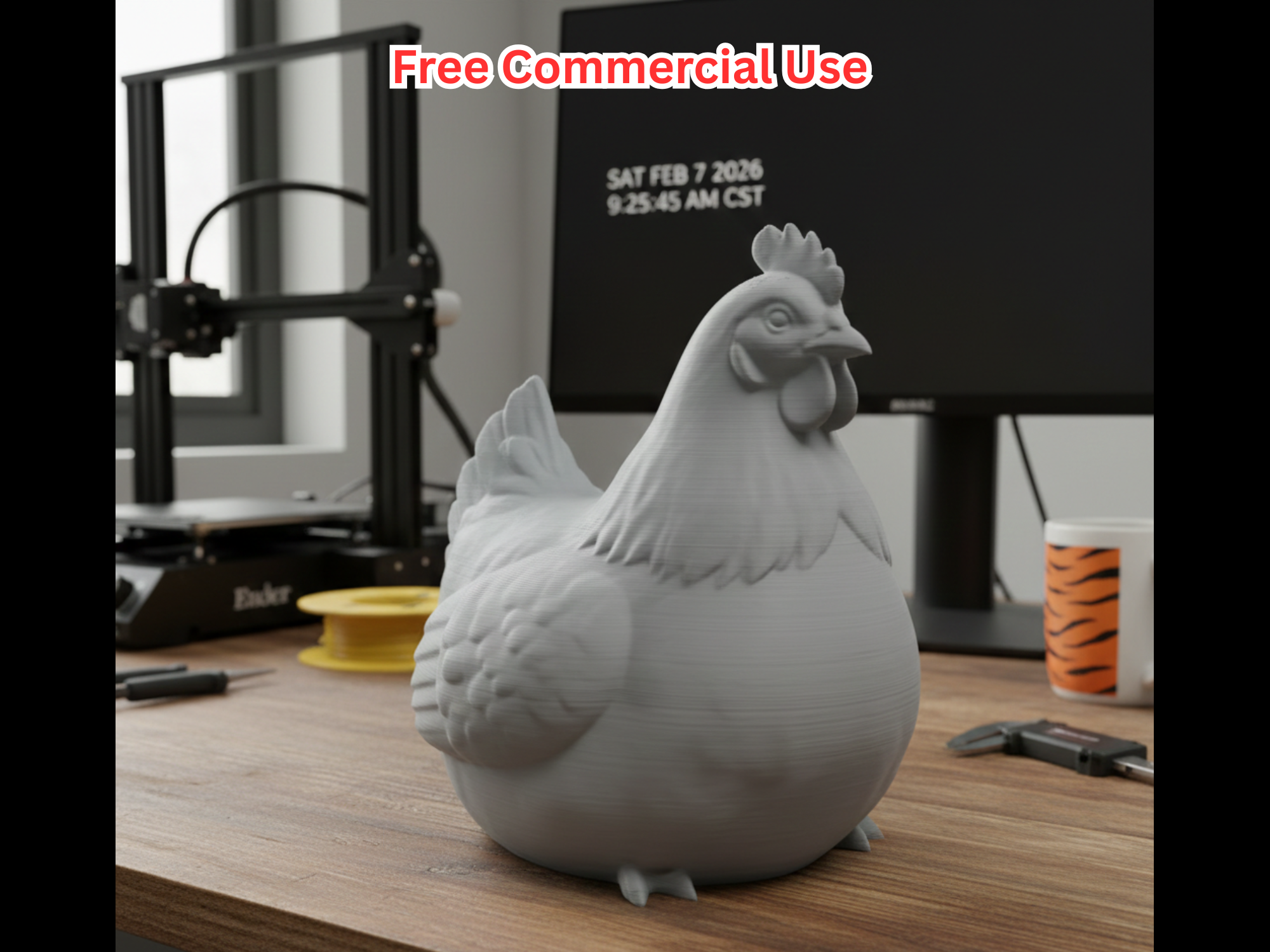 Chicken Character Figure