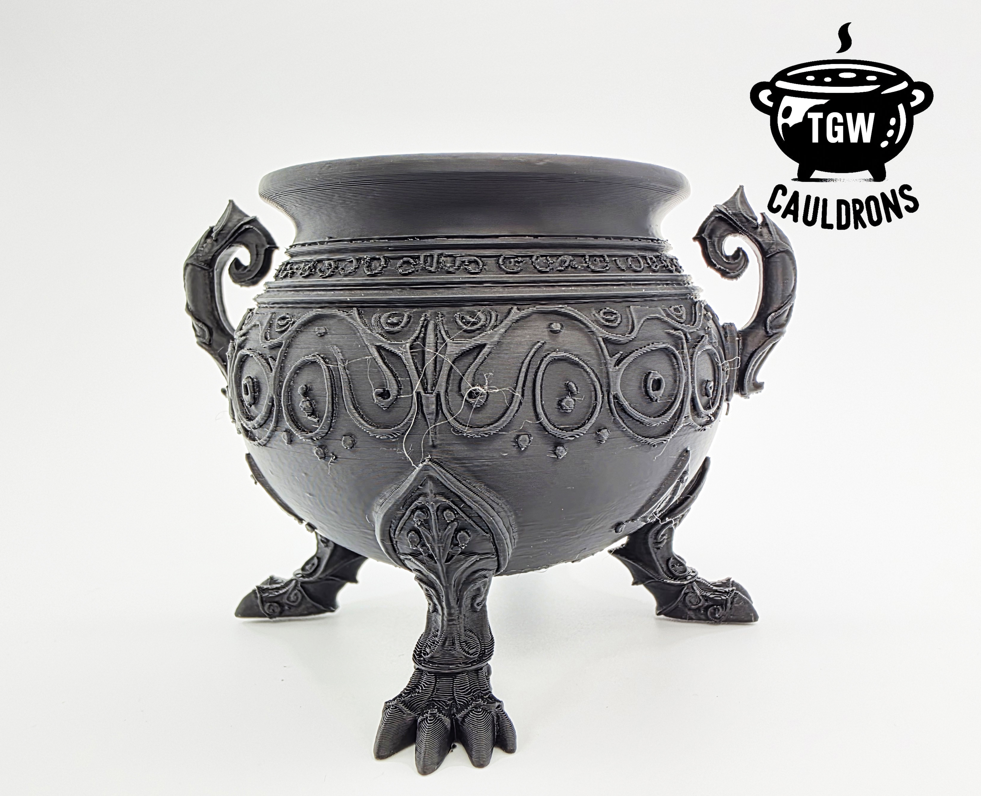 Claw-Foot Gothic Cauldron