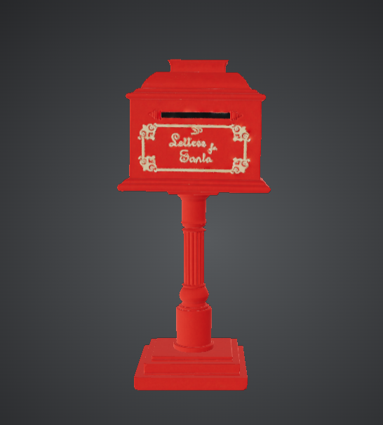 Letters to Santa Christmas Post Box – Festive Holiday Mailbox