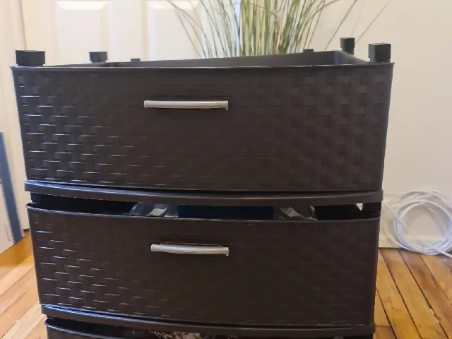 Sterilite 3 Drawer Section Risers Spacers